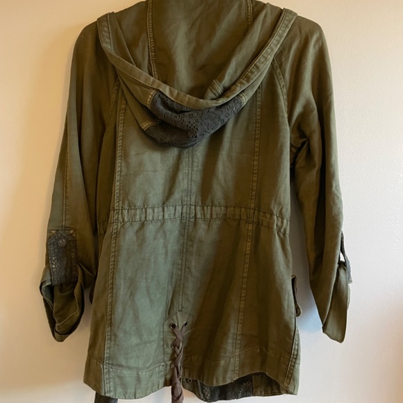 Anthropologie green utility jacket - Picture 2 of 2